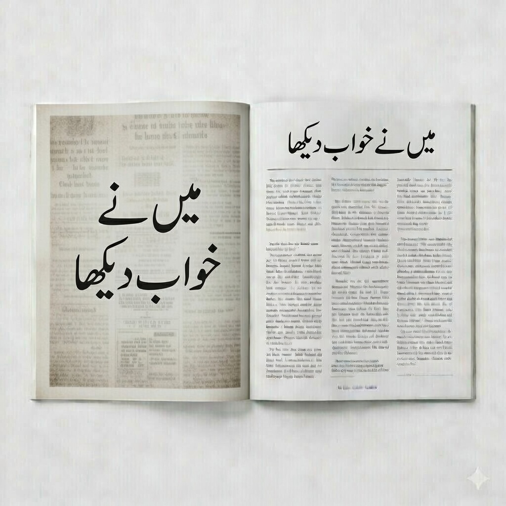 میں نے خواب دیکھا