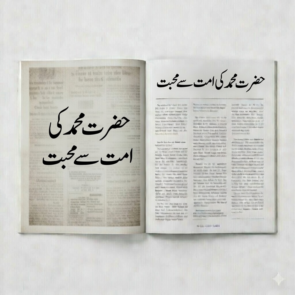 محمدؐ کی اپنی امت سے محبت